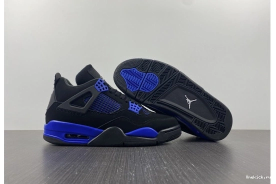 JORDAN RETRO 434 AIR 4 BLUE HighQuality CT8527-018 THUNDER CT8527-018 0609
